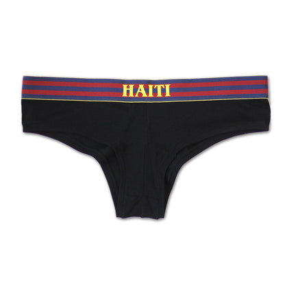 Women’s cheeky briefs by Fuchsia Alder featuring Sabbat x RLTD Haiti Revolution design, vibrant and stylish women&