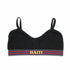 Fuchsia Alder Sabbat x RLTD Haiti Revolution bralette for women, featuring vibrant fabric and comfortable fit.