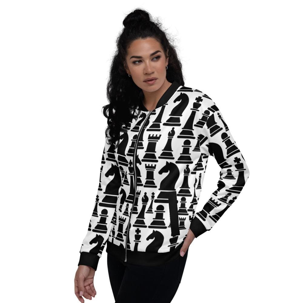 Black and white chess style women&