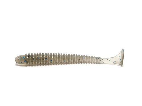 Aquamarine Misty Xwist Floating 3.6-inch fishing float with bright orange top and white body on a fishing setup.