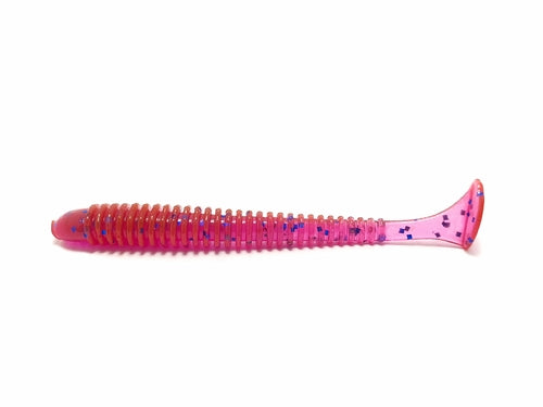 Aquamarine Misty Xwist Floating 3.6-inch fishing lure with bright colors and realistic design for freshwater fishing.