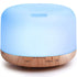 DC-THE CEO color changing essential oil aromatherapy diffuser with remote, yellow home diffuser emitting soft ambient light