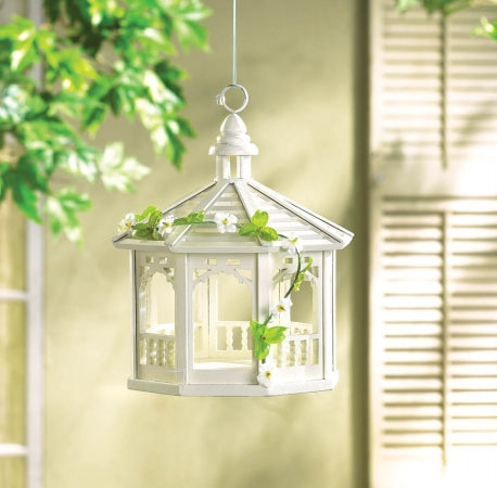 Rose Chloe Sweet Pavilion Bird Feeder for petcare, featuring a charming design suitable for attracting garden birds.