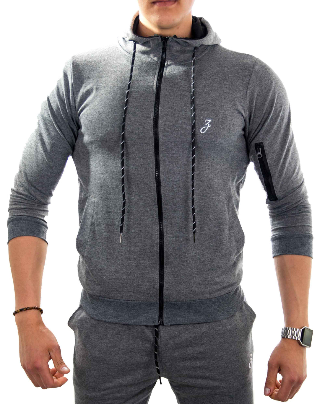 Grey Zipper Dynamic men&